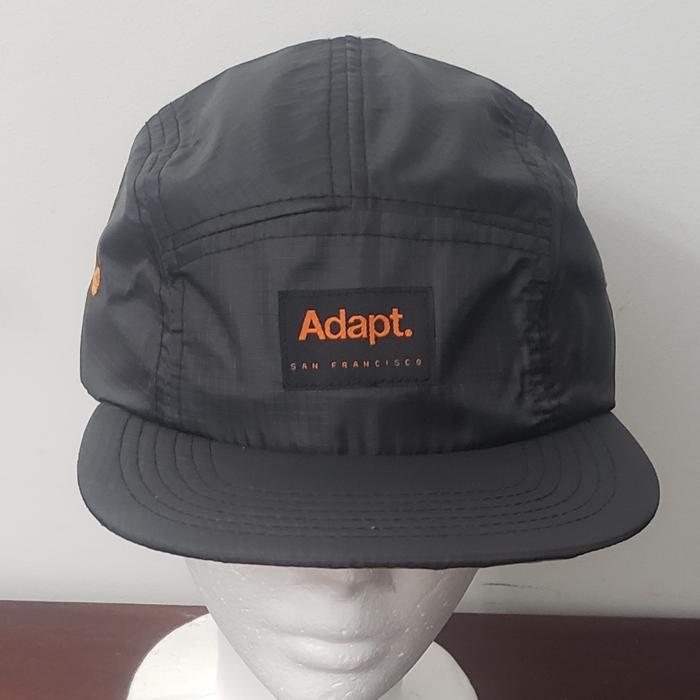 Adapt Clothing Brand Unisex CTA Black & Orange Ripstop Camp Hat NWOT